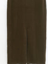 YANYAN KNITS Fall/Winter 2025: Daisy Work Jacket / V-Neck Vest / DAISY Maxi Skirt YYK-YW25-1241-LV Skirt (YYW25-2051)